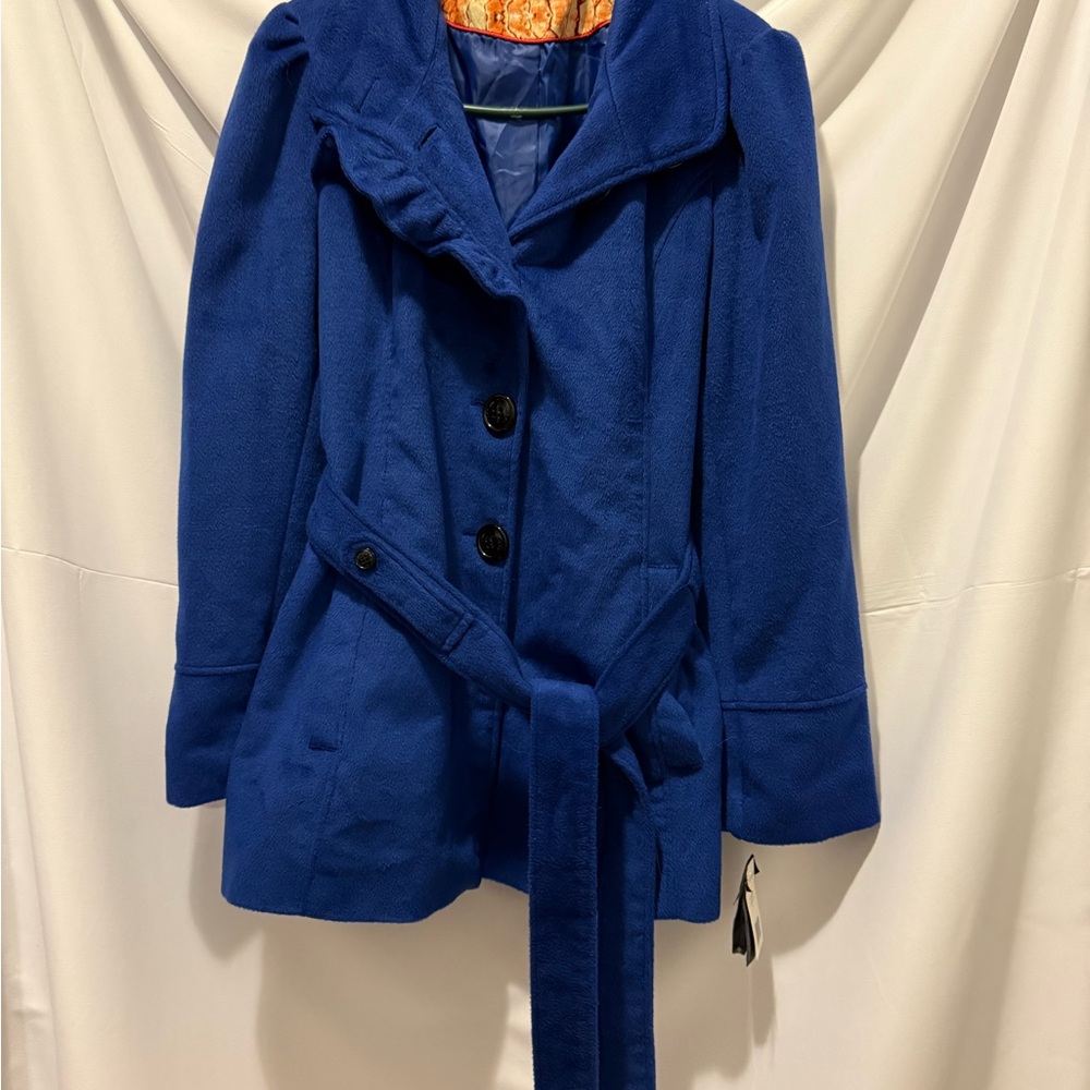 Steve Madden Cobalt Blue Pea Coat